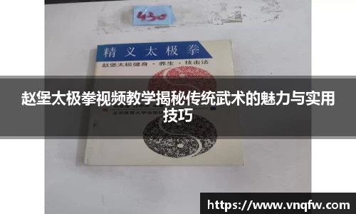 赵堡太极拳视频教学揭秘传统武术的魅力与实用技巧